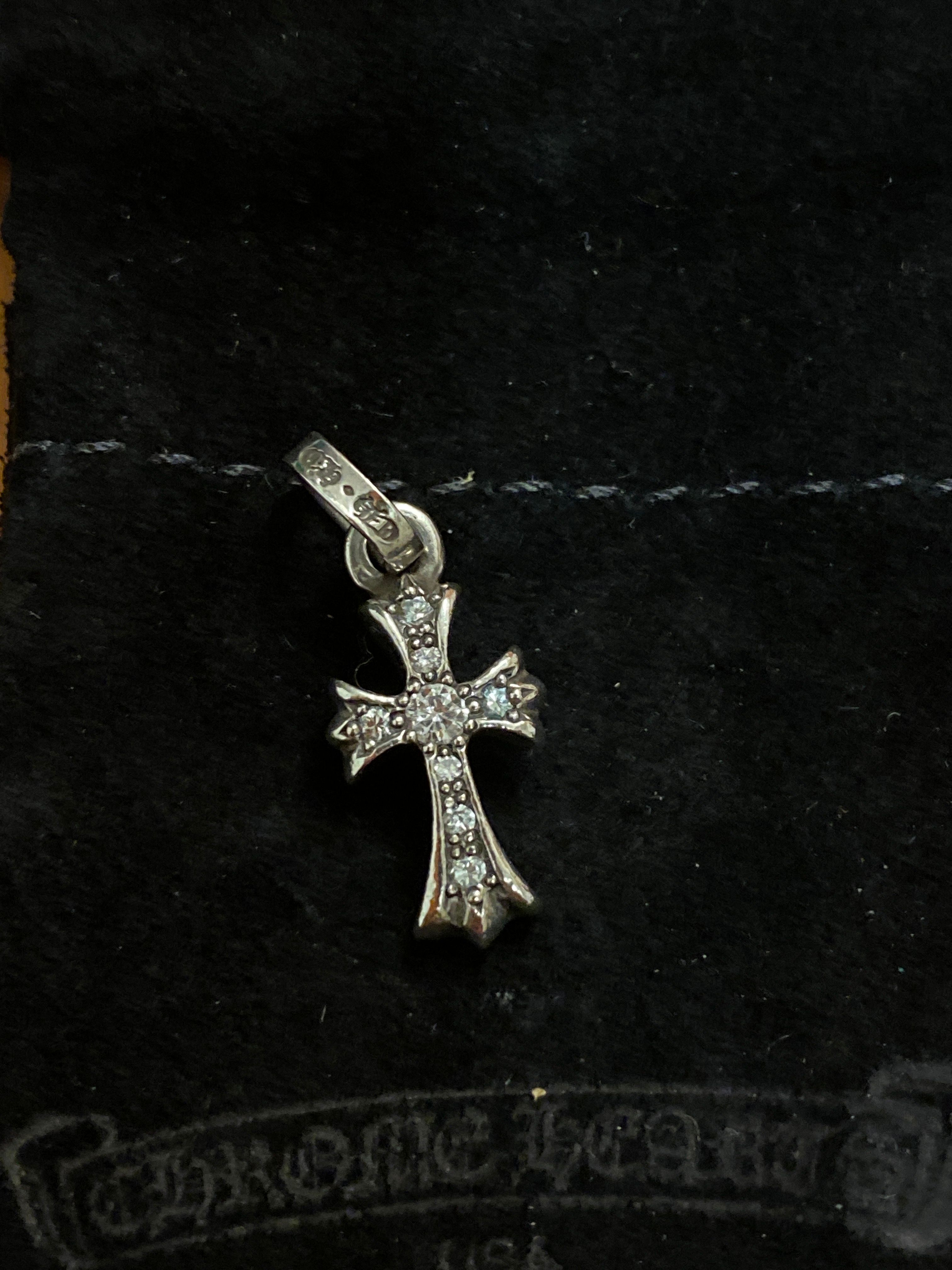 Chrome Hearts CH Cross Baby Fat Charm "Silver"