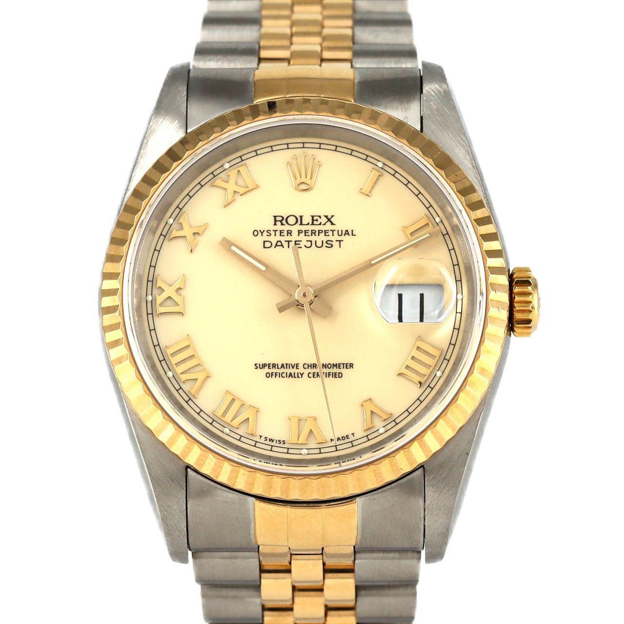 ロレックス デイトジャスト 16233 SSxYG 自動巻 L番