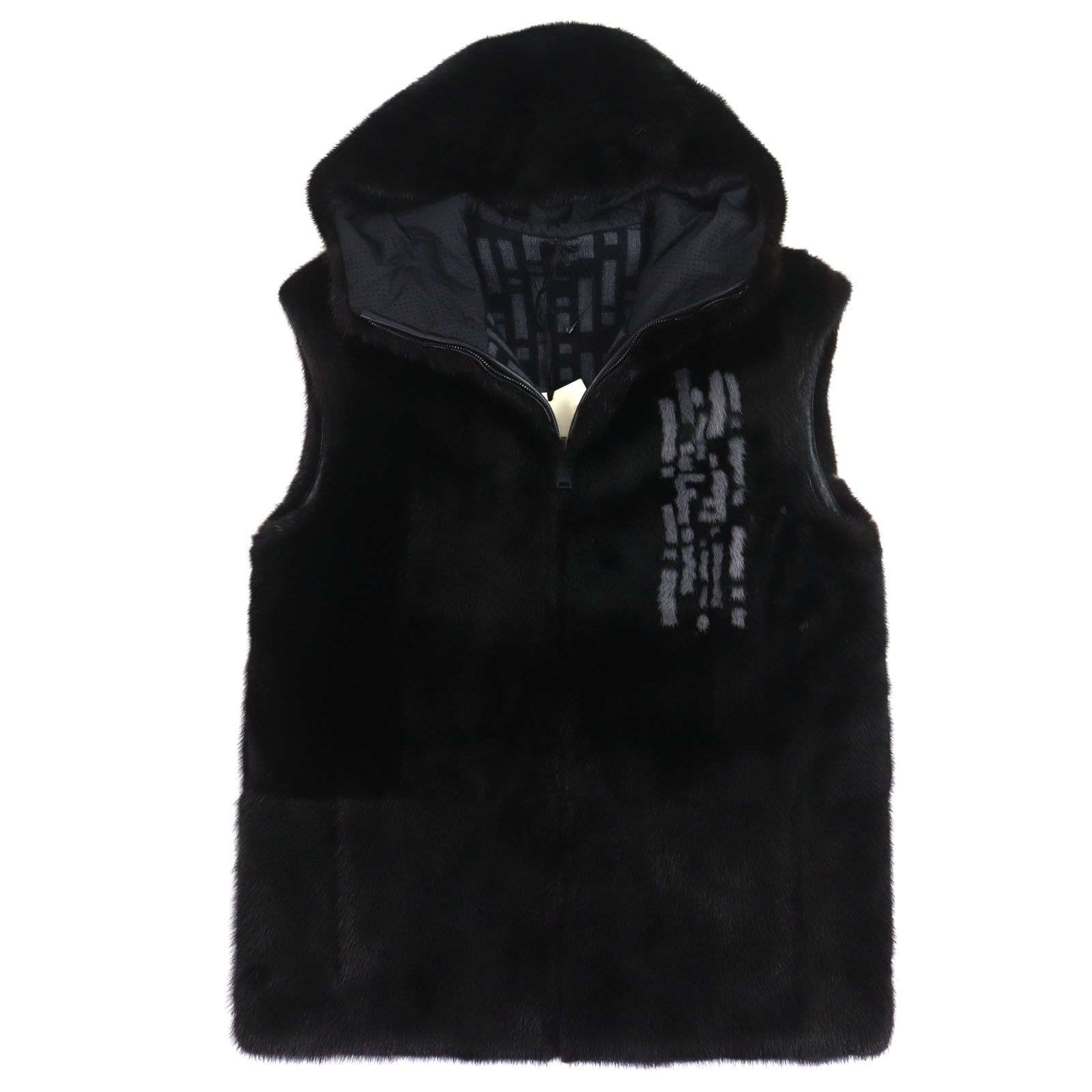 未使用品 フェンディ ベスト ブラック メンズ 46 FMH025