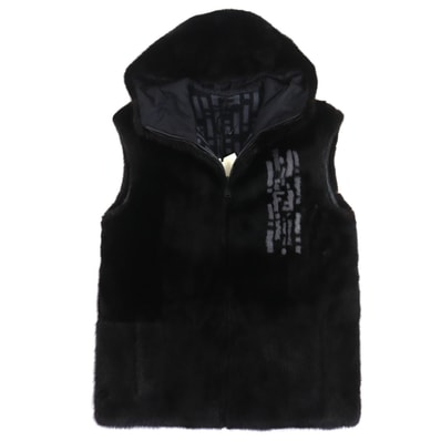 未使用品 フェンディ ベスト ブラック メンズ 46 FMH025