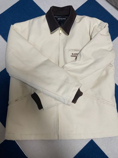 BlackEyePatch HWC Label Embroidered Duck Jacket "Beige"