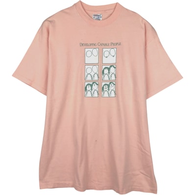 古着 80年代 ヘインズ Hanes BEEFY-T 青タグ プリントTシャツ USA製 メンズXL相当 ヴィンテージ/eaa654811
