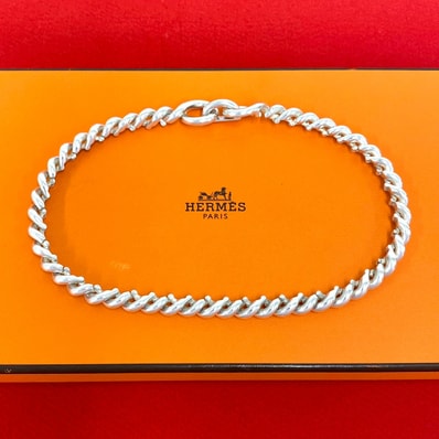 HERMES エルメス トルサード ネックレス シルバー800 ネックレス シルバー
25702