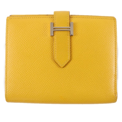 美品 エルメス 二つ折り財布 ベアンコンパクト レディース