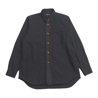 ■美品■COMME des GARCONS HOMME PLUS コムデギャルソンオムプリュス 長袖シャツ AD2002 チェック 切替 ブランド古着【中古】20260911/RB0935