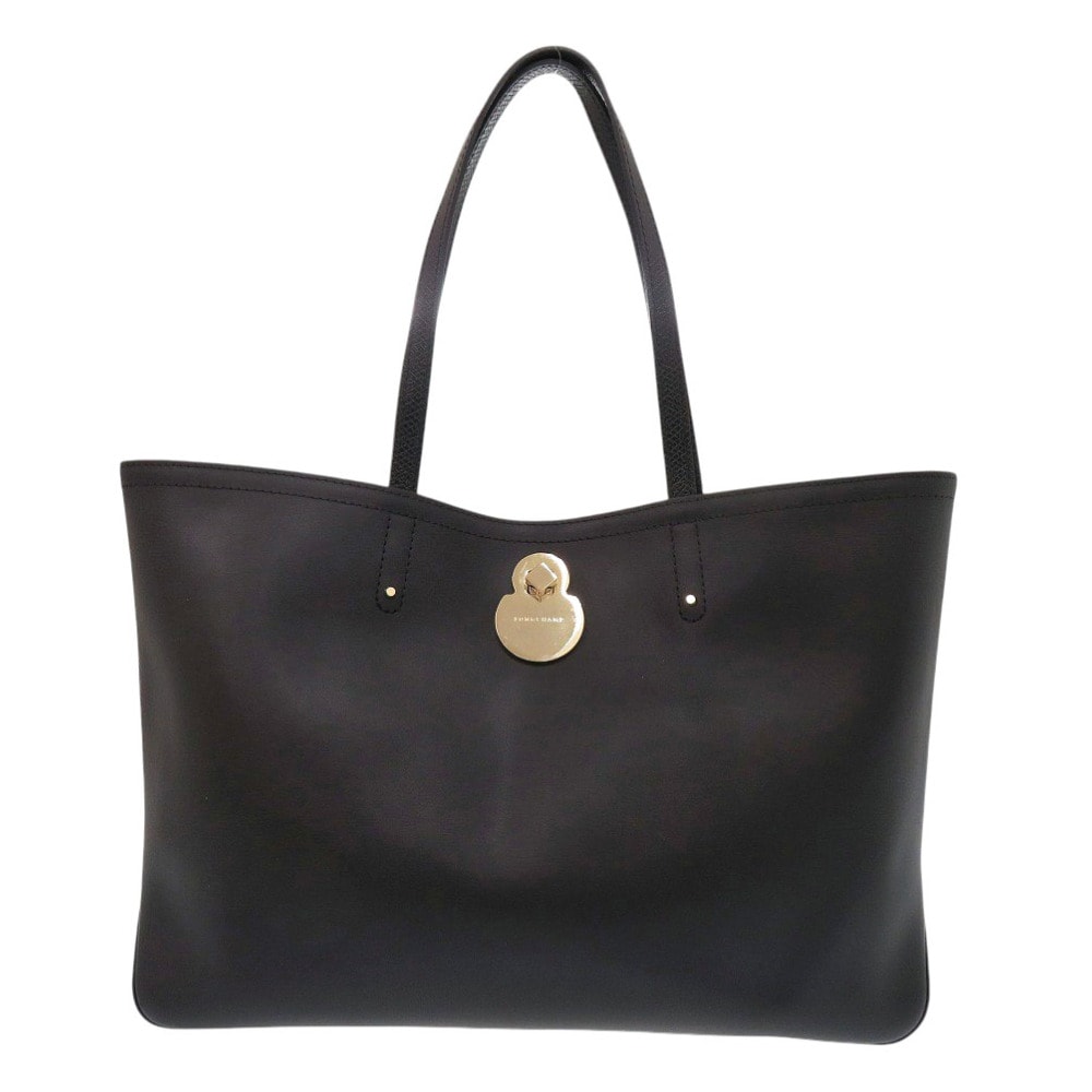 ロンシャン  キャヴァルケイド   レザー  ブラック   トート