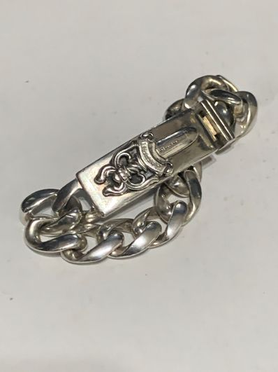 Chrome Hearts ID Dagger Classic Link Bracelet "Silver"
