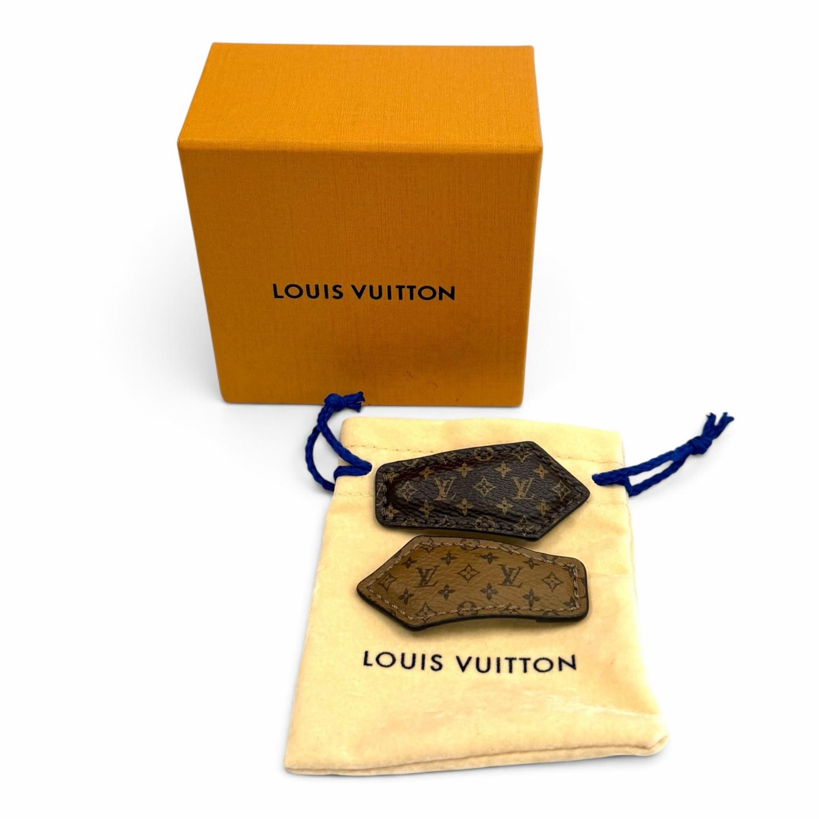 A (未使用に近い)】ルイヴィトン セット2 バレッタ・LV バックステージ