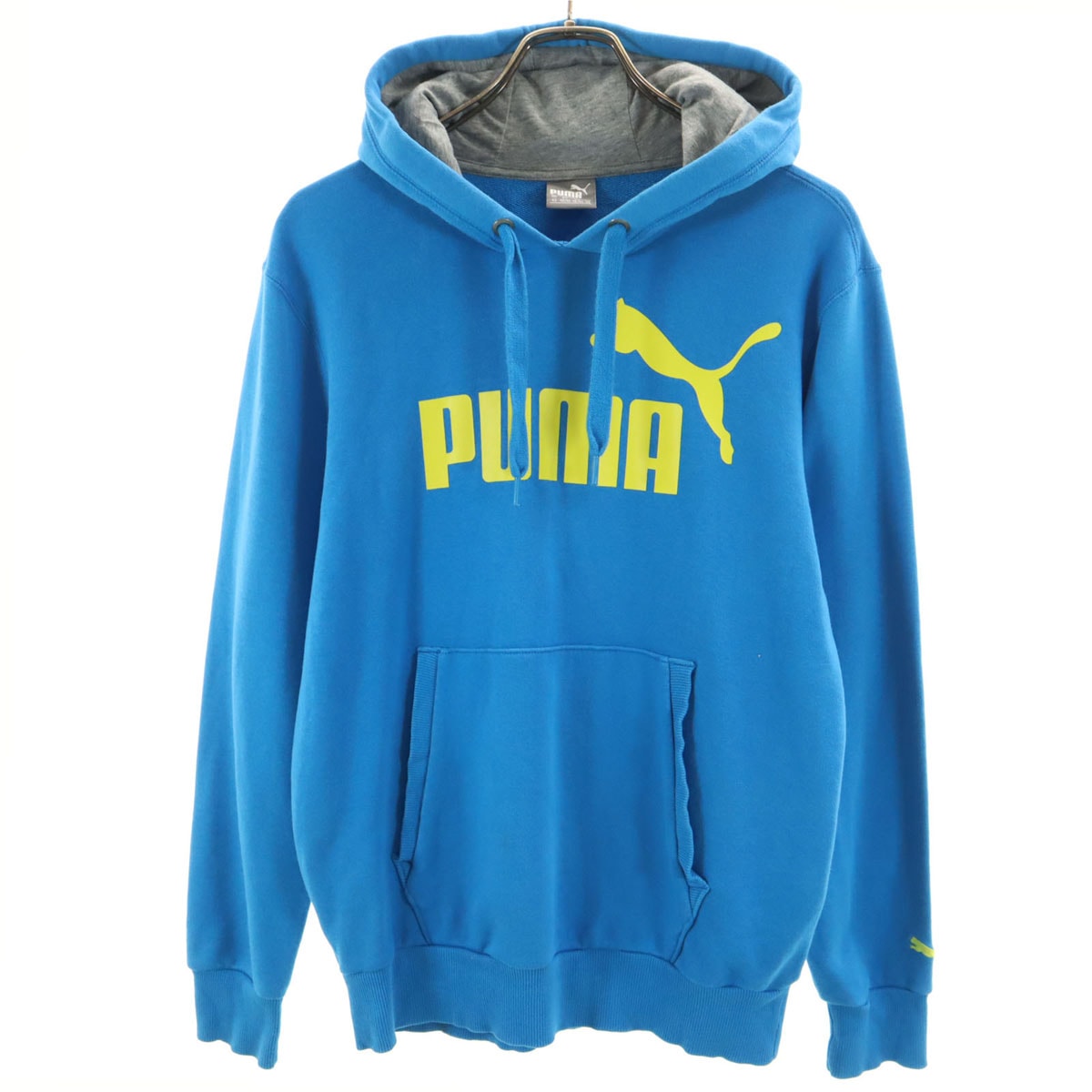 PUMA プーマ 長袖 スウェットパーカー XS ブルー系 プルオーバー