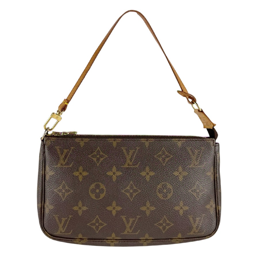 ルイ ヴィトン LOUIS VUITTON ハンドバッグ モノグラム ポシェット アクセソワール モノグラムキャンバス ブラウン レディース M51980【中古】 z9452