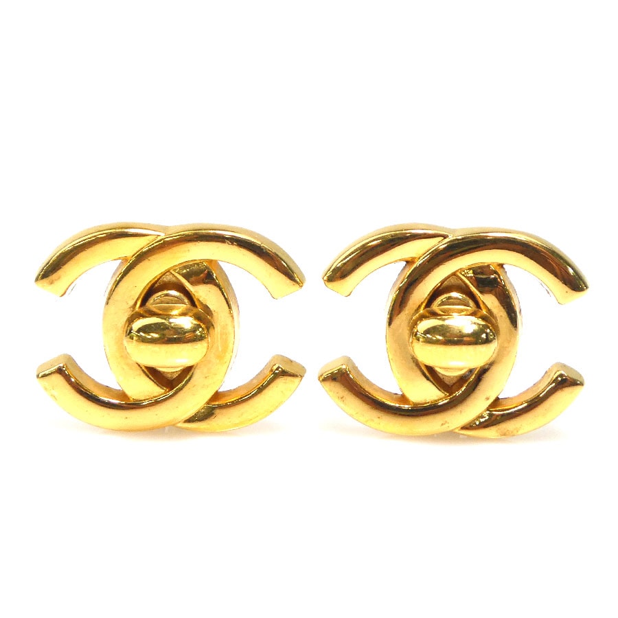 シャネル CHANEL イヤリング ココマーク メタル ゴールド レディース【中古】 e60926i