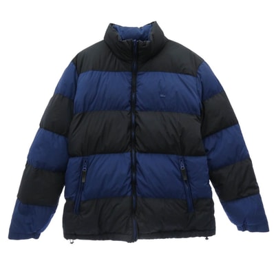LACOSTE ラコステ reversible down jacket リバーシブル ダウンジャケット ネイビー系 ブラック系 52/5【中古】