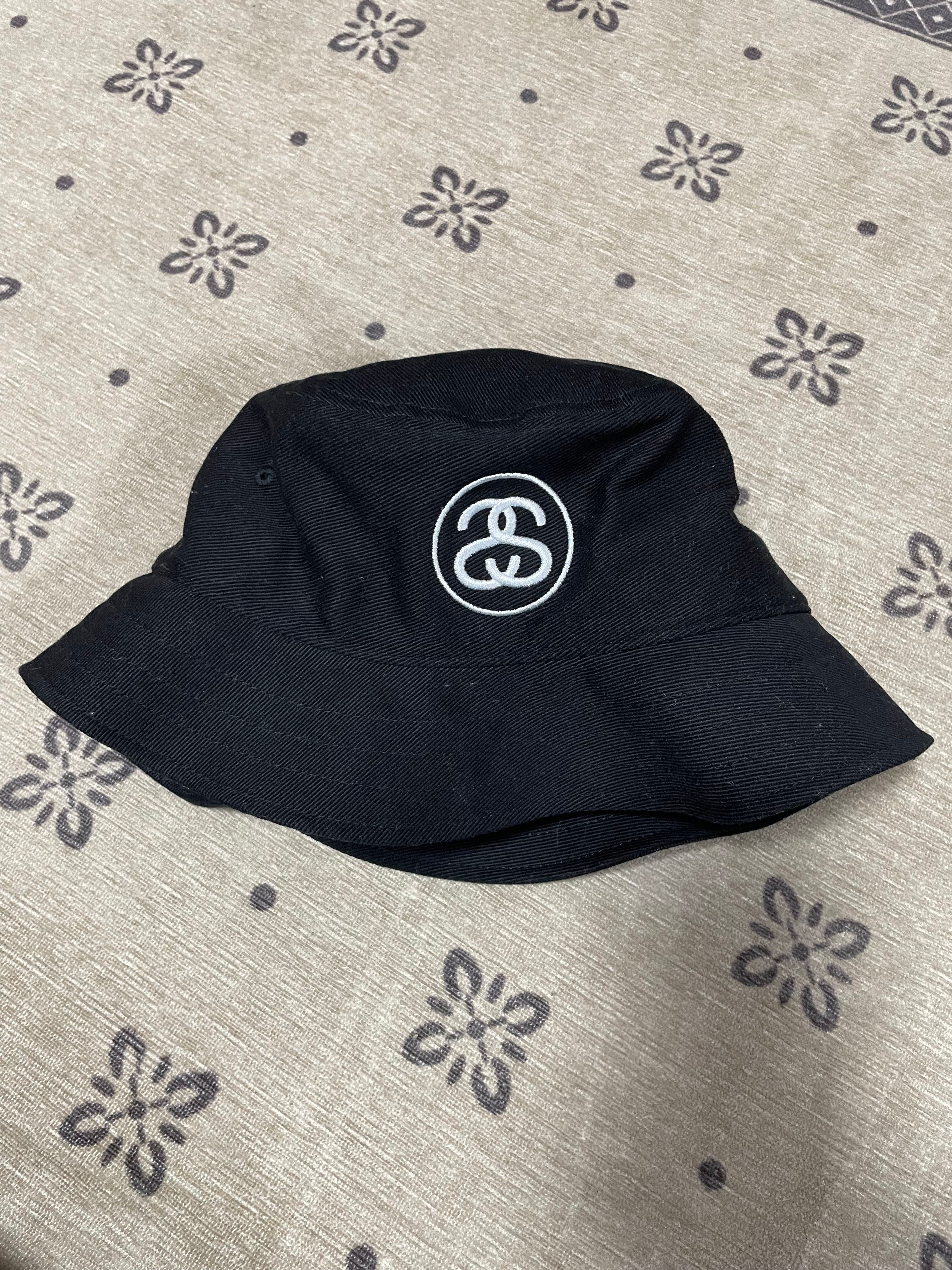Stussy SS LINK DEEP BUCKET HAT "Black"
