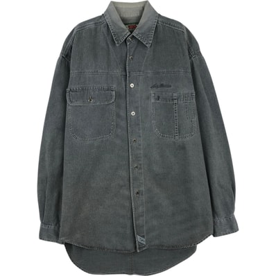 古着 90年代 リーバイス Levi's 長袖 デニムウエスタンシャツ メンズS相当 ヴィンテージ/eaa625220