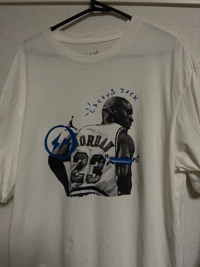Air Jordan Travis Scott Fragment Tee "White"