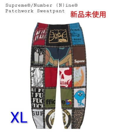Supreme x Number (N)ine Patchwork Sweatpant "Multi"