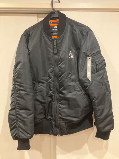 WIND AND SEA x MINEDENIM Reversible MA-1 "Black"