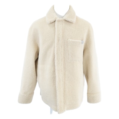 ロエベ 国内正規 25AW H526Y2SL28 シアリング オーバーシャツ ブルゾン 46