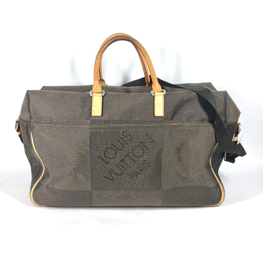 ルイヴィトン LOUIS VUITTON スヴラン M93015 ダミエジェアン 2WAYバッグ トラベルバッグ 旅行バッグ 斜め掛け カバン ボストンバッグ キャンバス テール カーキ