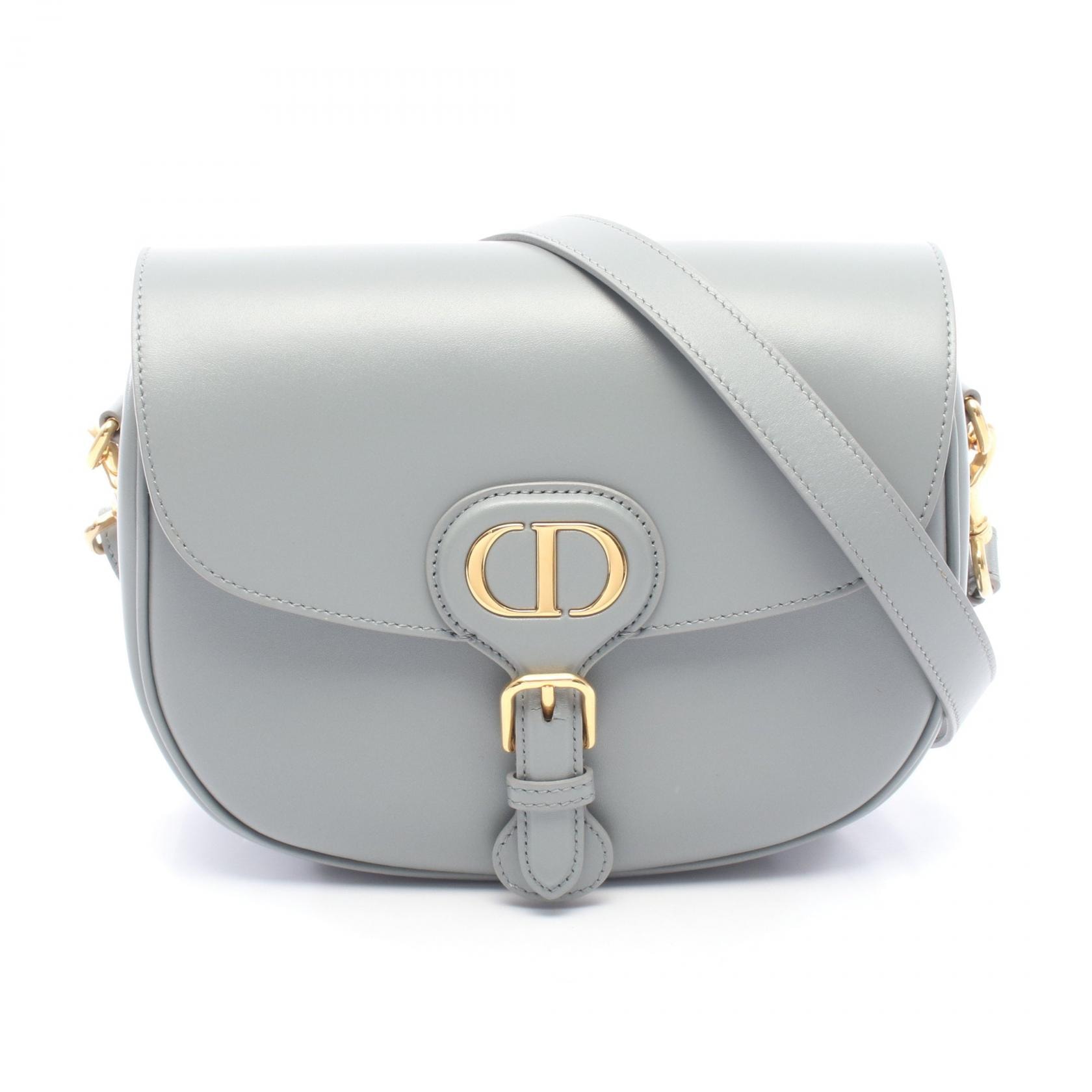 ディオール Dior DIOR BOBBY バッグ ミディアム ショルダーバッグ バッグ レザー レディース ブルー系 M9319UMOL 【中古】