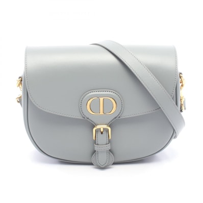 ディオール Dior DIOR BOBBY バッグ ミディアム ショルダーバッグ バッグ レザー レディース ブルー系 M9319UMOL 【中古】