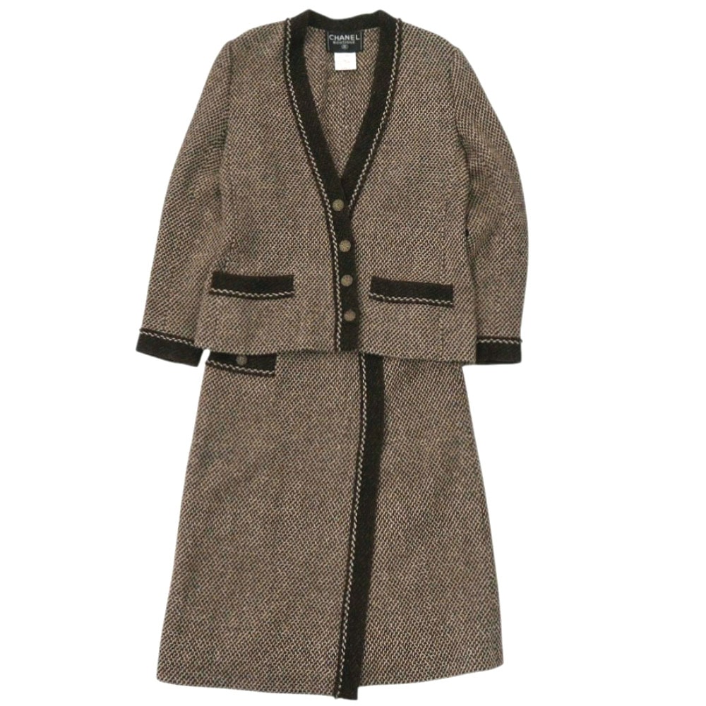 シャネル   P11501V06858  ウール  ブラウン