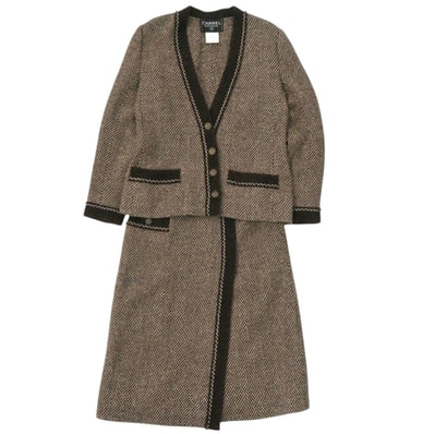 シャネル P11501V06858 ウール ブラウン