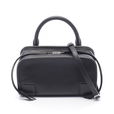 ロエベ LOEWE アマソナ180 ミニ 2WAY ハンドバッグ バッグ レザー レディース ブラック系 A039AS4X12 【新品】