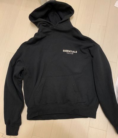 FEAR OF GOD ESSENTIALS Photo Pullover Hoodie "Black"