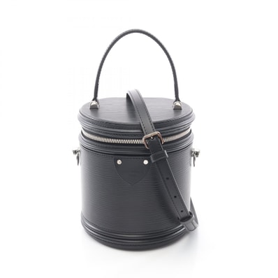 ルイ・ヴィトン LOUIS VUITTON カンヌ ハンドバッグ バッグ レザー エピ ノワール レディース ブラック系 M52226 【中古】
