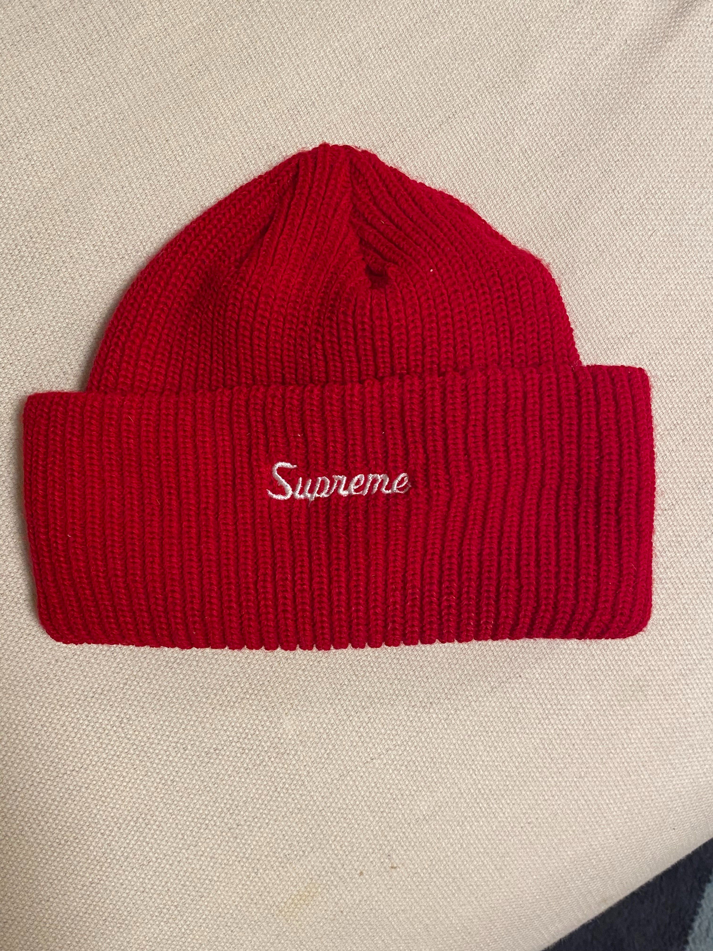 Supreme Loose Gauge Beanie 2 "Bright Red" (21FW)