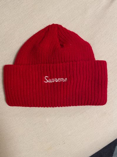 Supreme Loose Gauge Beanie 2 "Bright Red" (21FW)