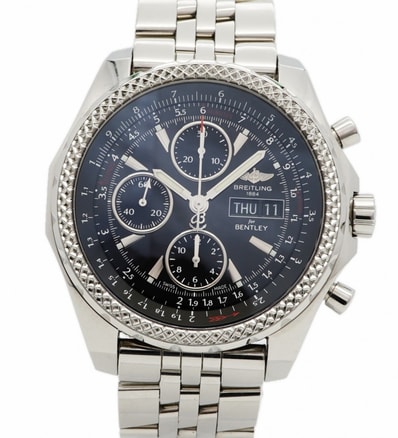 【6wda0084】ブライトリング ベントレー GT A13362 黒文字盤【中古】腕時計 メンズ