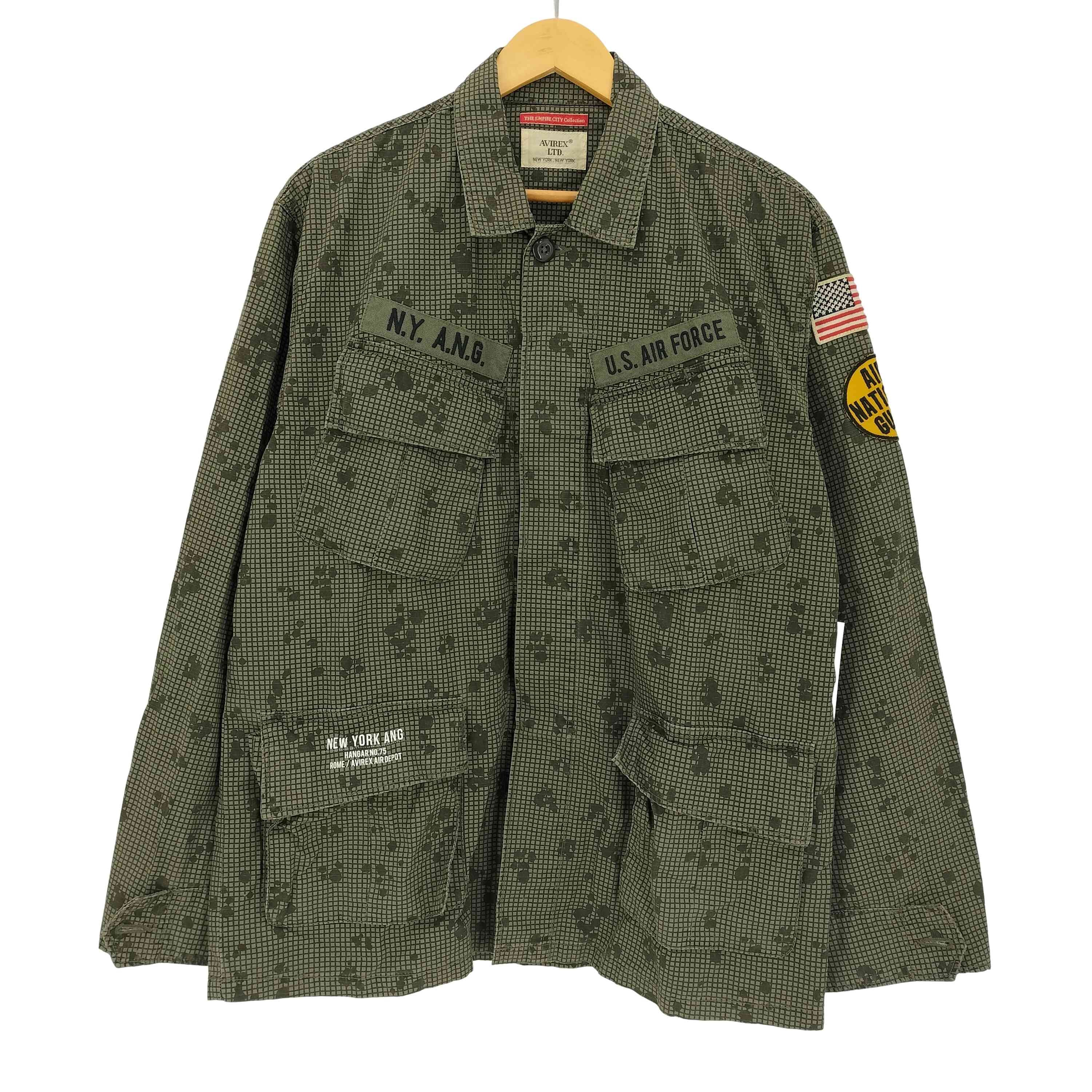 AIR NATIONAL GUARD JUNGLE FATIGUE JACKET エアーナショナルガード ジャングル ファティーグ ジャケット【1141348898313】