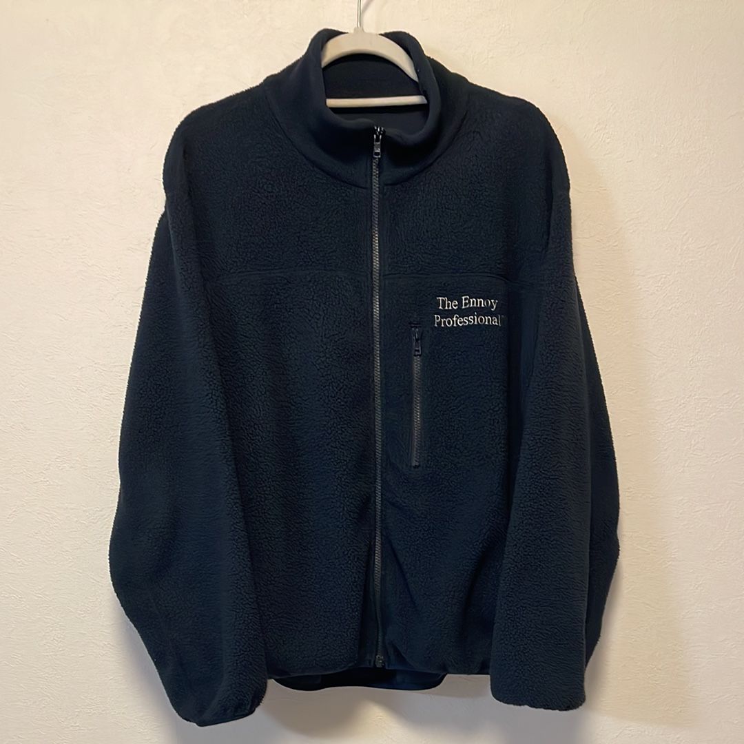 ENNOY 22AW Polartec City Fleece Jacket "Navy/White" AW22BRENJK01LP