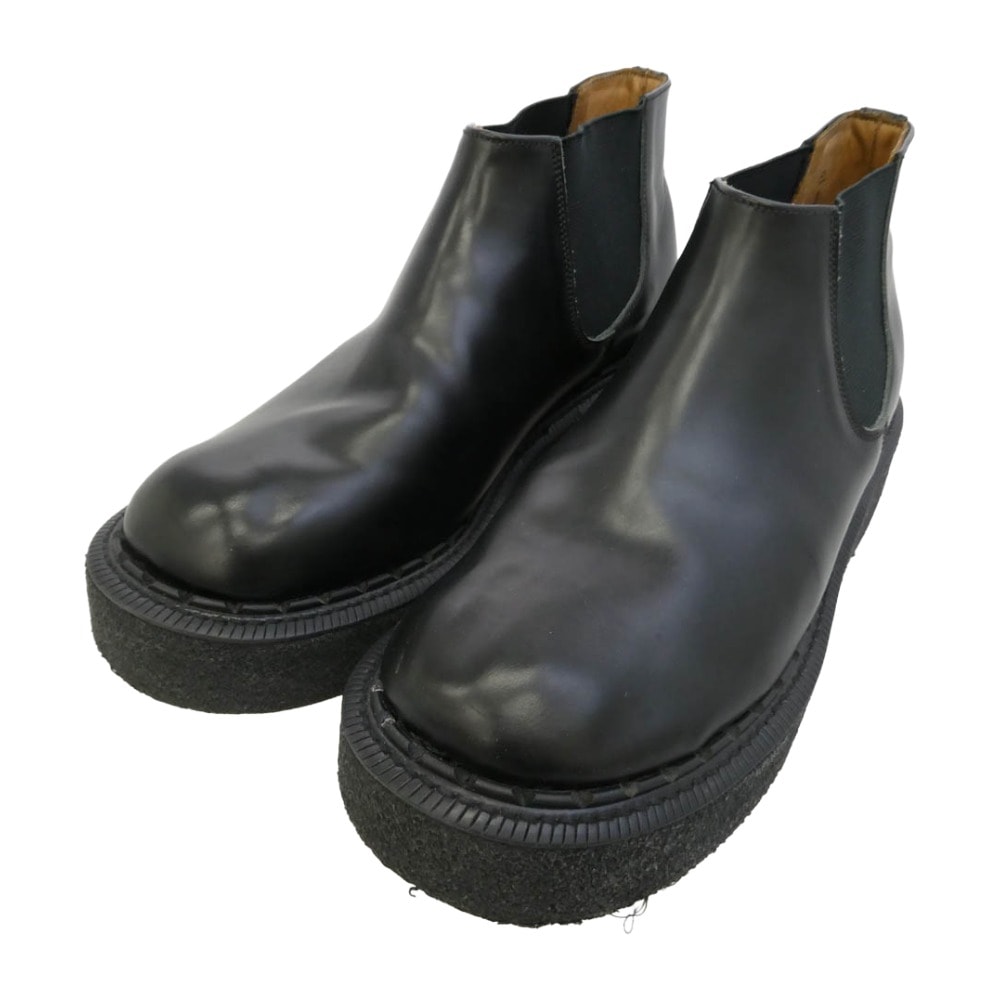 COMME des GARCONS HOMME PLUS コムデギャルソンオムプリュス × George Cox ジョージ コックス 26SS PQ-K102 Chelsea Boot ラバーソール サイドゴア チェルシー ブーツ ブラック系 10【中古】