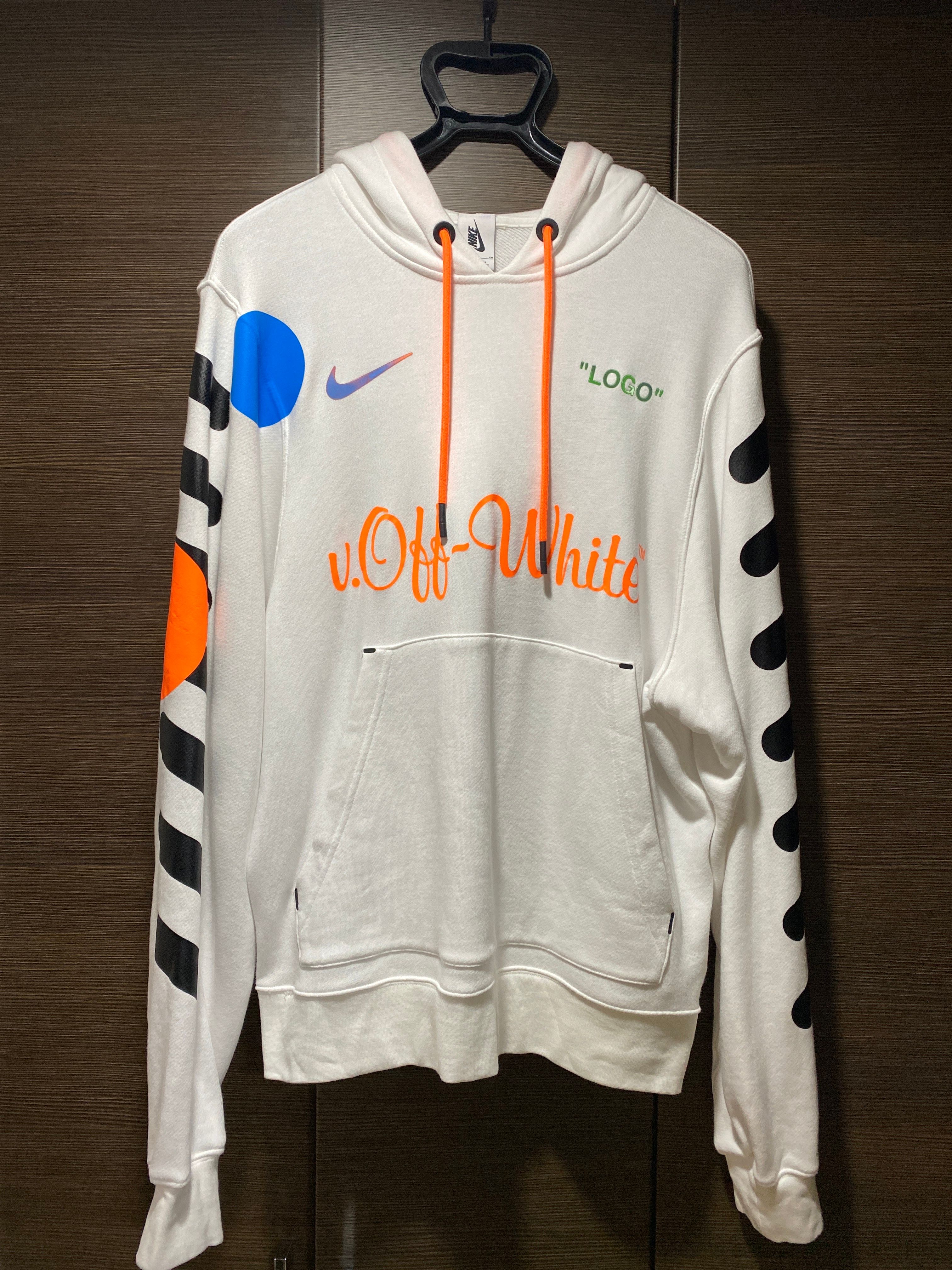 OFF-WHITE / Nikelab Mercurial NRG X Hoodie "White"
