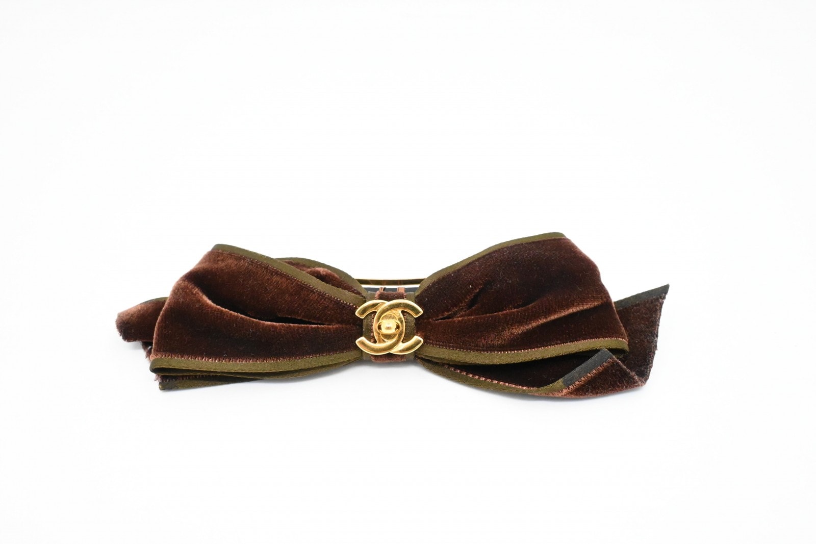 シャネル CCマーク バレッタ ヘアアクセサリー ゴールド金具