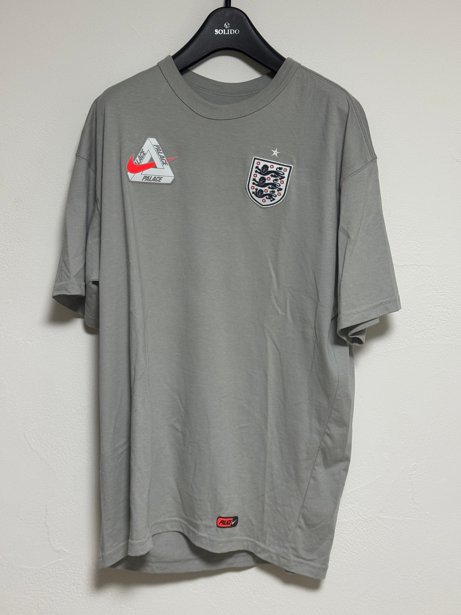 Nike x PALACE X2 World Cup T-Shirt England "Grey"