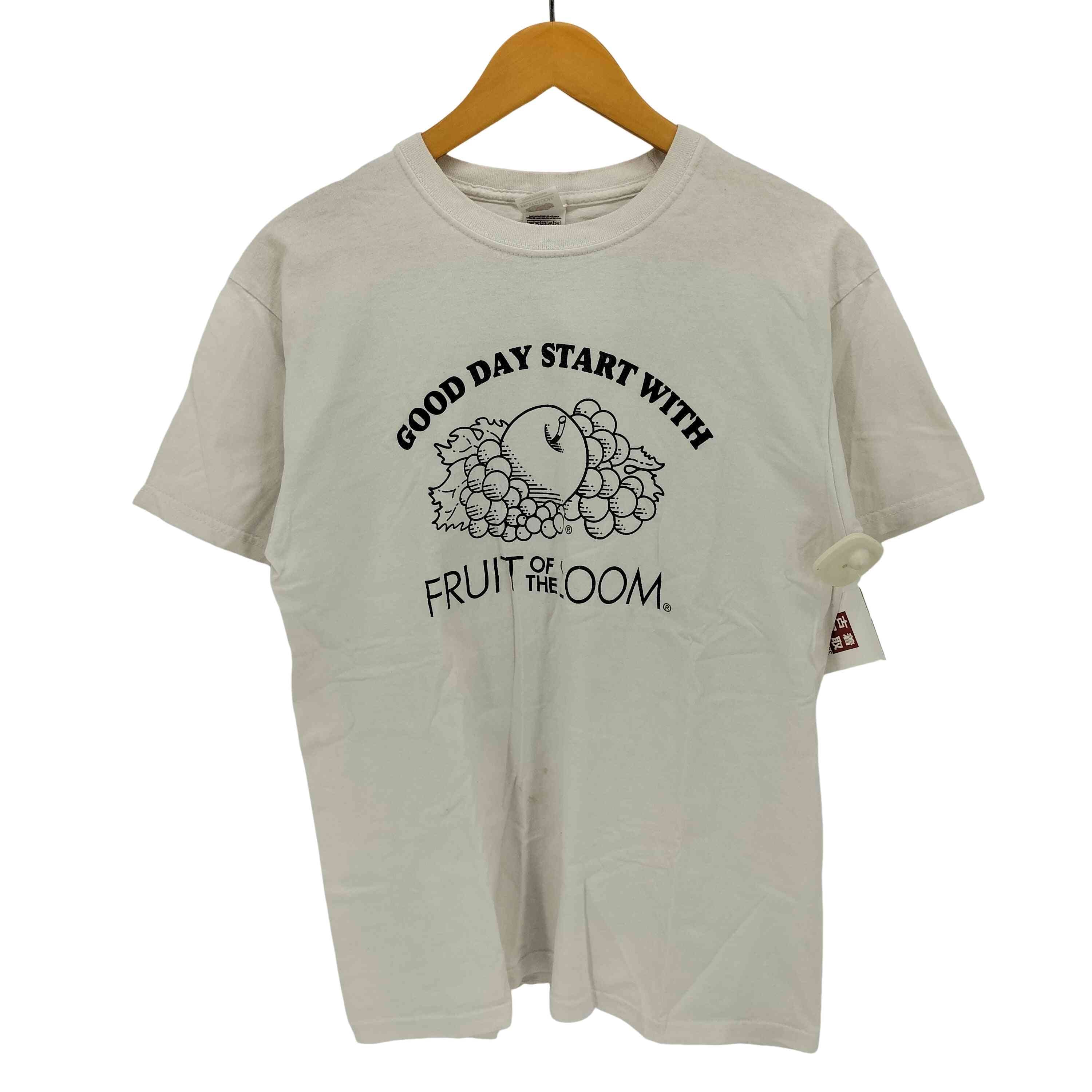 GOOD DAY START WITH プリント S/S Tシャツ【1142809458886】