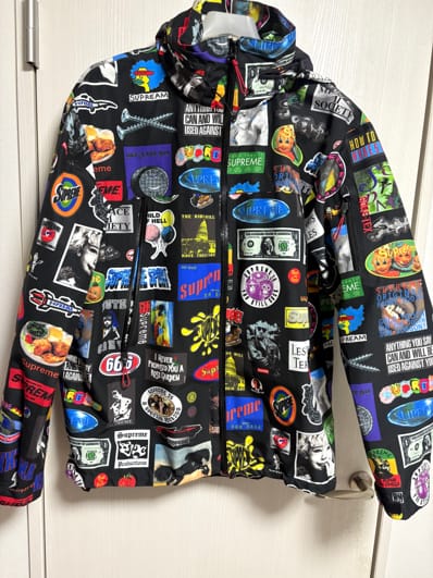 Supreme GORE-TEX Stickers Shell Jacket "Black"