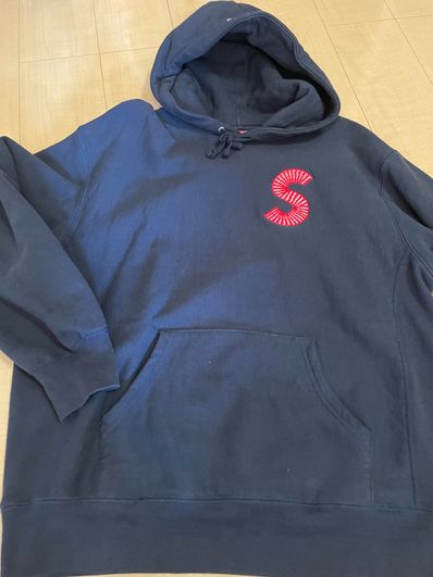 Supreme S Logo Hooded Sweatshirt "Navy" (20FW)