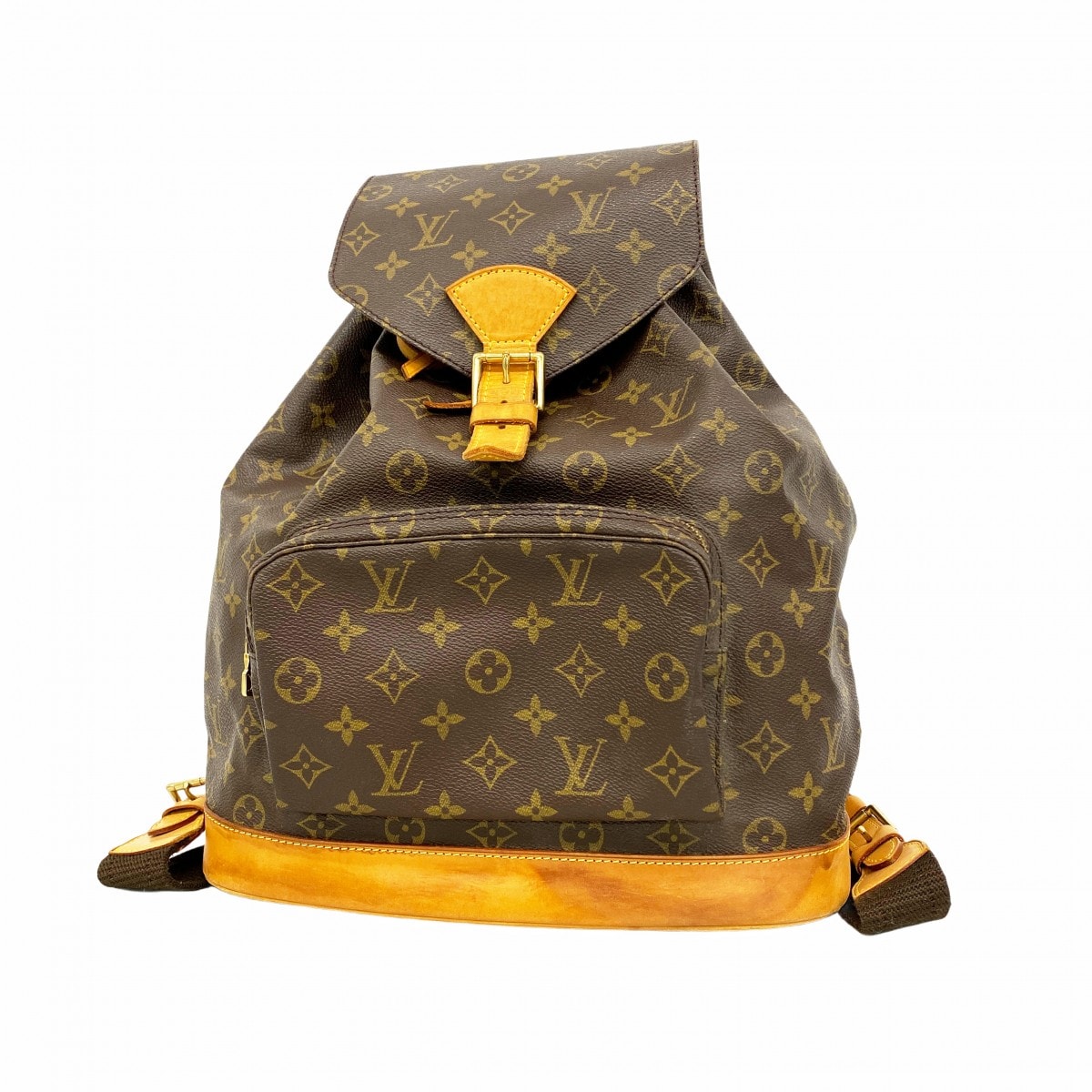 【6dc3263】ルイヴィトン リュック・デイパック モノグラム モンスリGM M51135 ブラウン【中古】レディース