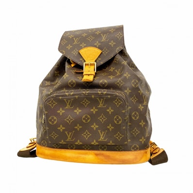 【6dc3263】ルイヴィトン リュック・デイパック モノグラム モンスリGM M51135 ブラウン【中古】レディース