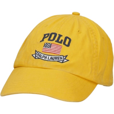 古着 ラルフローレン Ralph Lauren POLO RALPH LAUREN 星条旗柄 ベースボールキャップ フリーサイズ相当/gaa006812