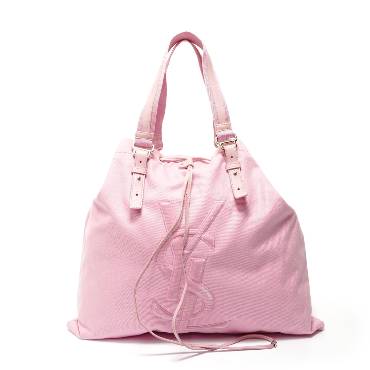 イヴ・サンローラン YSL YSL キャンバス トートバッグ【中古】