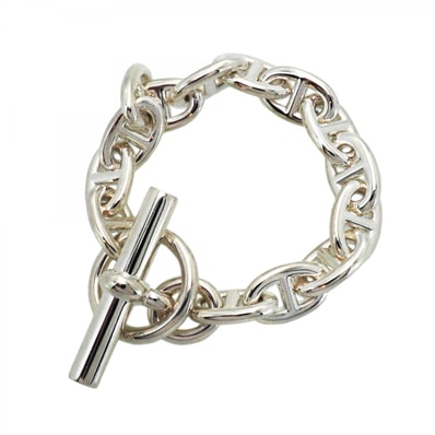 ★最終価格【6jcb0538】エルメス ブレスレット シェーヌダンクル PM 14コマ シルバー925【中古】レディース