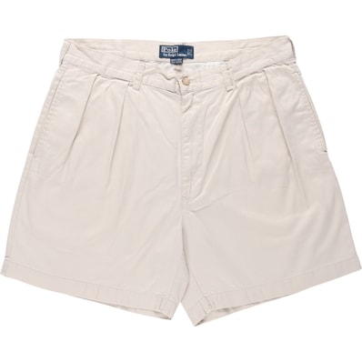 古着 ラルフローレン Ralph Lauren POLO by Ralph Lauren ANDREW SHORT ツータック チノショーツ ショートパンツ メンズw35相当/eaa656792