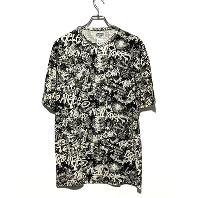 STUSSY WORLD TOUR ALLOVER PRINT TEE Black