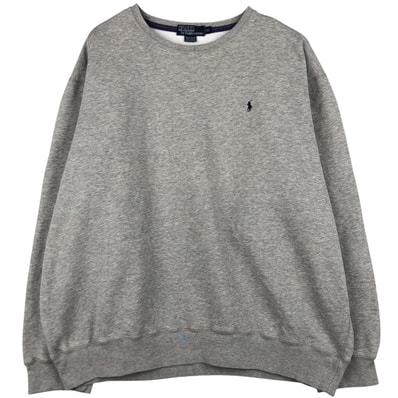 古着 ラルフローレン Ralph Lauren POLO by Ralph Lauren ワンポイントロゴスウェットシャツ トレーナー メンズXXL相当/eaa605180